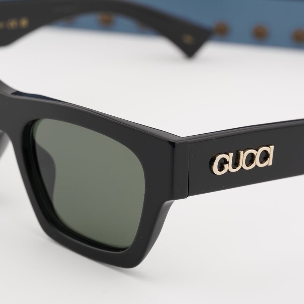 Gucci GG1835SA 001 Square Sunglasses - Black/Grey - Picture 2 of 11